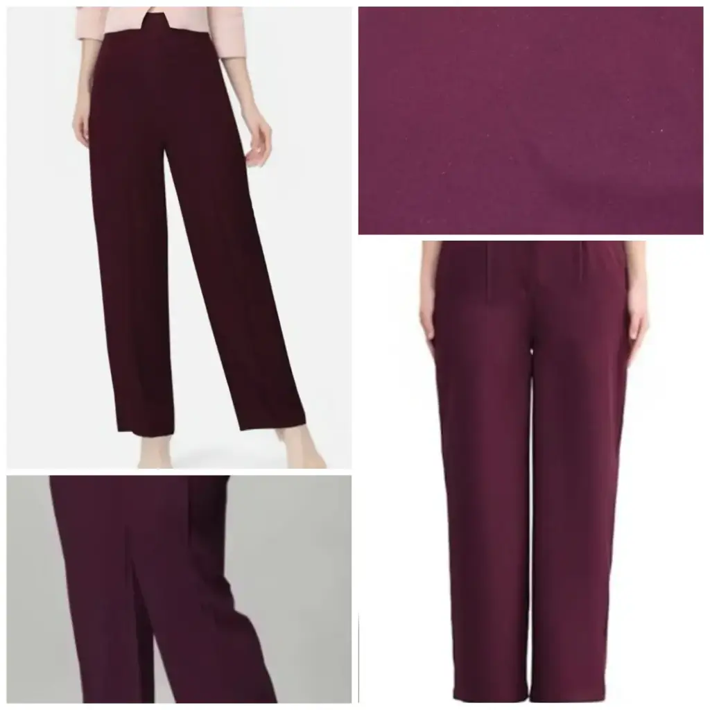 Maroon Wine Trouser