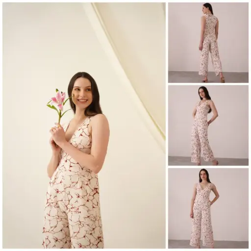 Wave Branch Jumpsuit