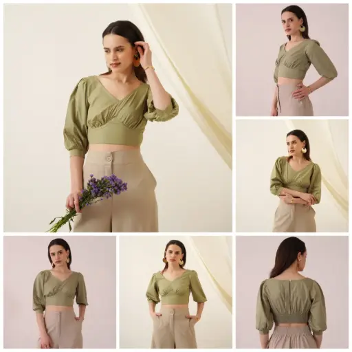 Fawn Green Top